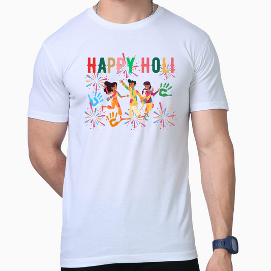 Happy Holi T-shirt: Family Togetherness Edition