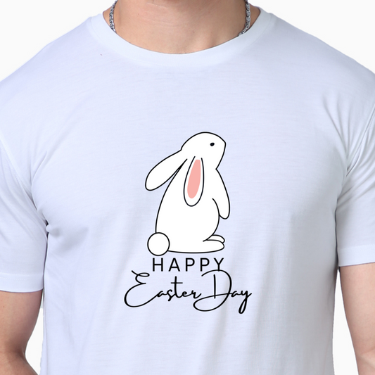 Easter Elegance with Our "Happy Easter Day" T-Shirt!
