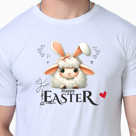 Easter Joy with Our T-Shirt Featuring a Peek-a-Boo Bunny Design!