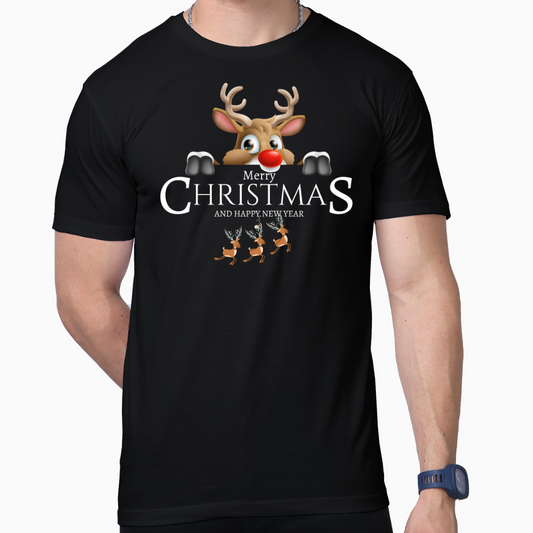 Discover the Joy of Hidden Reindeer Merry Christmas T-Shirt: A Festive Marvel..!