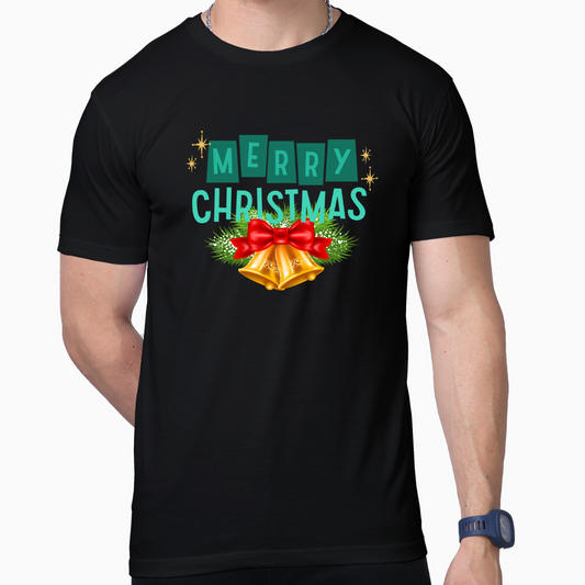 Joyful Euphony: Merry Christmas and Jingle Bells T-Shirt