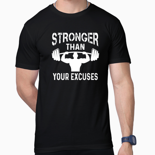 Unleash Strength: Stronger than Excuse T-Shirt