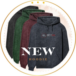 Acid Wash Hooded Sweatshirt