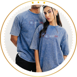 Acid Wash Oversized T-Shirts