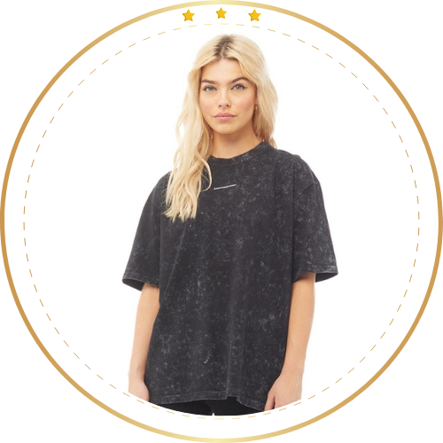 Women Acid Wash Oversized T-Shirts