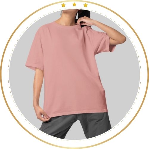 Women Drop Shoulder Terry Oversized T-Shirt