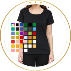 Women Solid Color T-Shirts