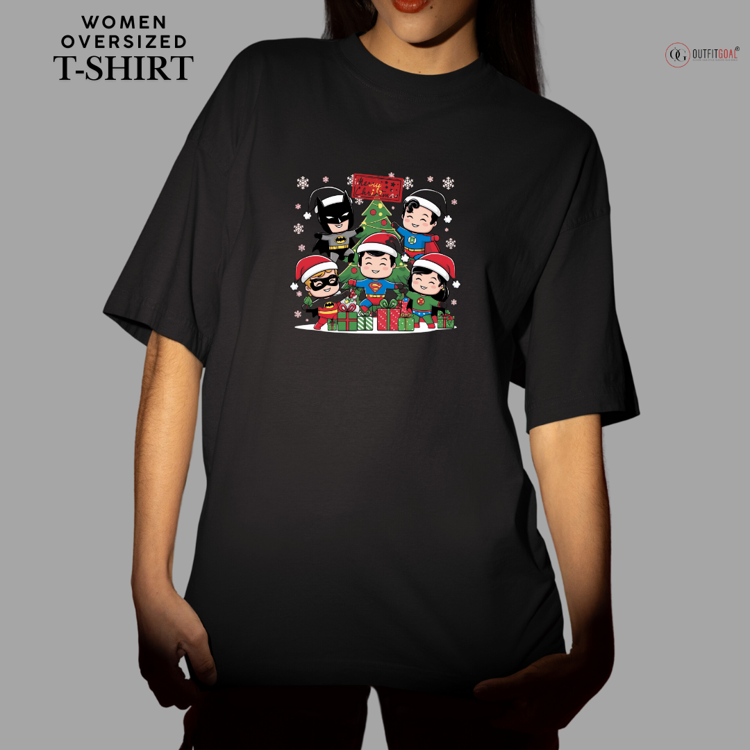 Christmas T-Shirt - Superhero Christmas 🦸‍♂️ | Enhance Your Style, Enhance Your Christmas🎄| Get ready for a superhero Christmas with our 