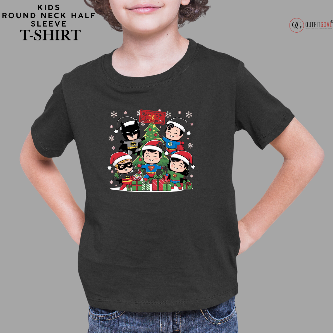 Christmas T-Shirt - Superhero Christmas 🦸‍♂️ | Enhance Your Style, Enhance Your Christmas🎄| Get ready for a superhero Christmas with our 