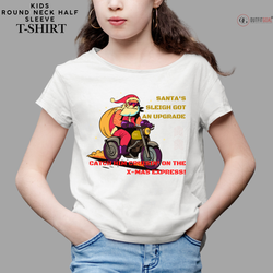 Christmas T-Shirt - Santa's Speedy Delivery 🎅🚲 | Enhance Your Style, Enhance Your Christmas🎄| Get ready for a high-speed holiday delivery with our "Santa's Speedy Delivery" T-shirt! 🎁