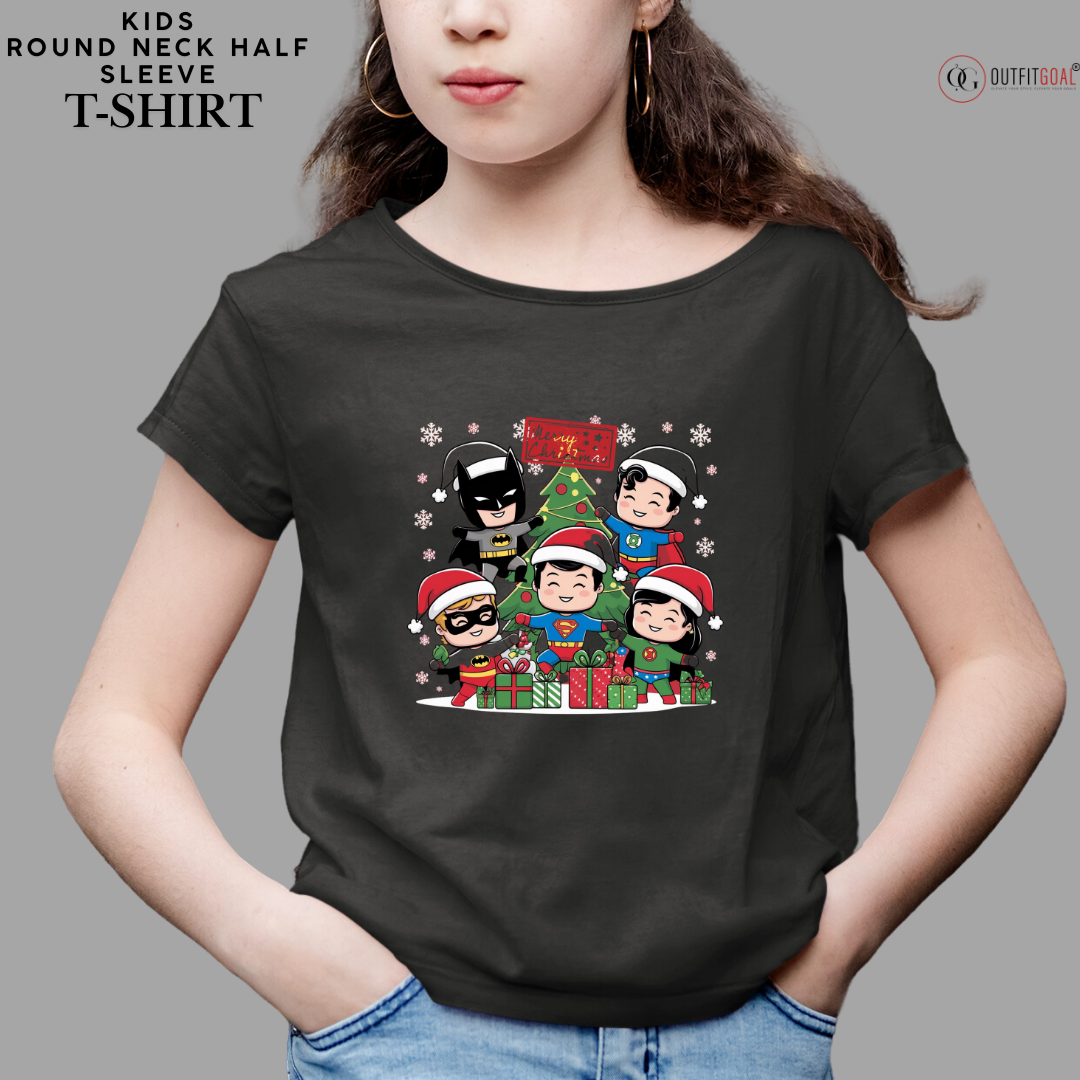 Christmas T-Shirt - Superhero Christmas 🦸‍♂️ | Enhance Your Style, Enhance Your Christmas🎄| Get ready for a superhero Christmas with our 