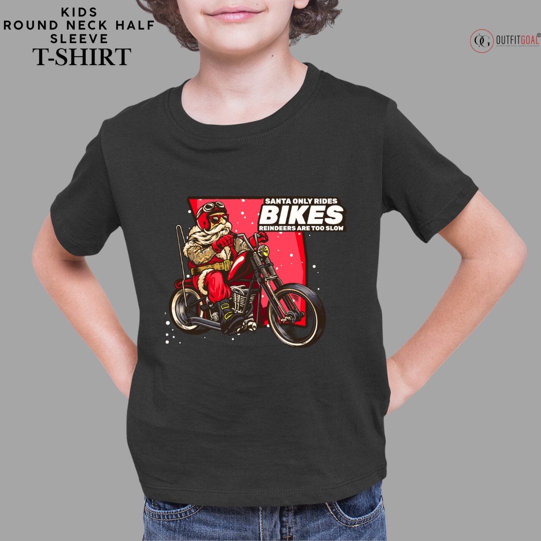 Christmas T-Shirt - Santa's Bike Ride 🎅🚲 | Enhance Your Style, Enhance Your Christmas🎄| Get Ready for a Whimsical Christmas with Our Santa's Bike Ride T-Shirt! 🚲🎄 🎁