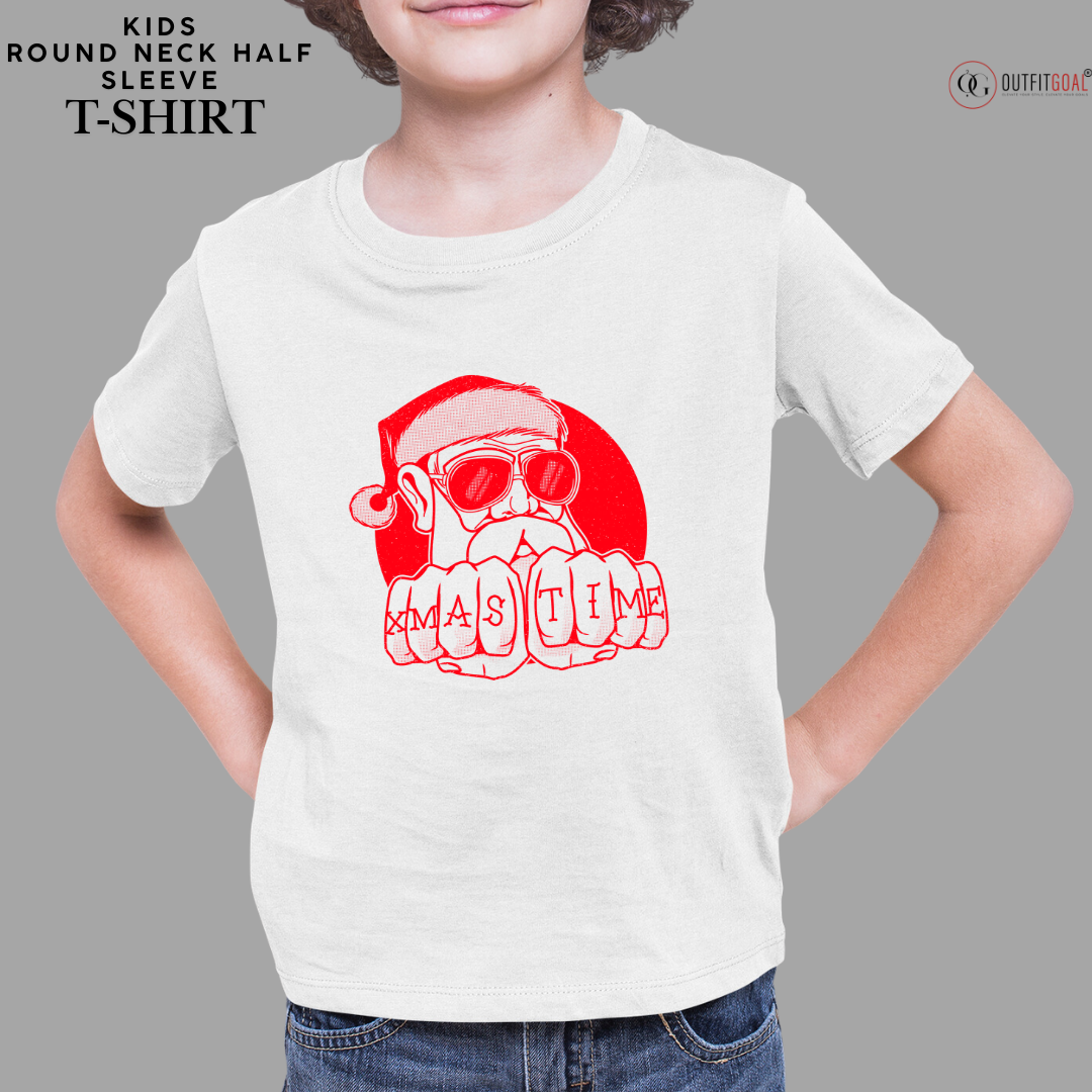 Christmas T-Shirt - Santa's Techy Christmas 🎅 | Enhance Your Style, Enhance Your Christmas🎄| Get Ready for a Tech-Savvy Christmas with Our Santa's Techy Christmas T-Shirt🎁