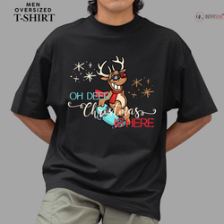 Christmas T-Shirt - Deer Skate Christmas 🦌🛹 | Enhance Your Style, Enhance Your Christmas🎄| Get Ready for a Skate-tacular Christmas with Our Deer Skate Christmas T-shirt!  🎁