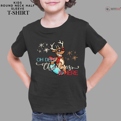 Christmas T-Shirt - Deer Skate Christmas 🦌🛹 | Enhance Your Style, Enhance Your Christmas🎄| Get Ready for a Skate-tacular Christmas with Our Deer Skate Christmas T-shirt!  🎁