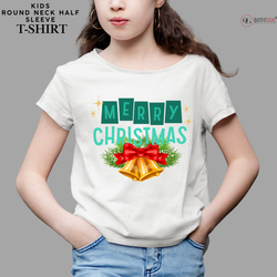 Christmas T-Shirt - Merry Christmas Bells 🔔🎄 | Enhance Your Style, Enhance Your Christmas🎄| Ring in the Holidays with Our Merry Christmas Bells T-Shirt 🎁