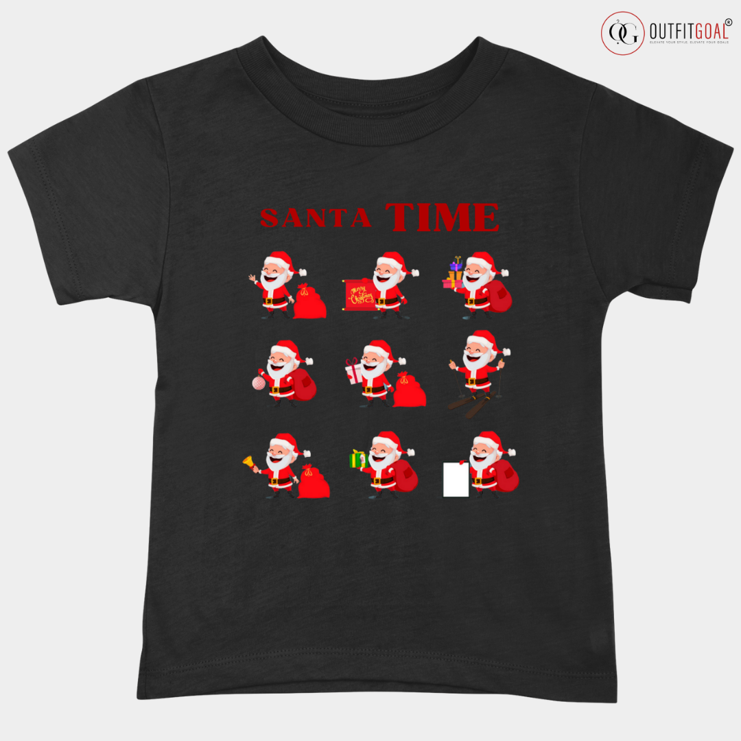 Christmas T-Shirt -Santa's Silly Side 🎅🎄 | Get ready for a laugh-out-loud Christmas with our "Santa's Silly Side" T-shirt! 🎁