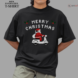 Christmas T-Shirt - Santa's Scooter Squad 🛵🎅 | Enhance Your Style, Enhance Your Christmas🎄| Get Ready for a Whimsical Christmas with Our Santa's Scooter Squad T-Shirt 🛵