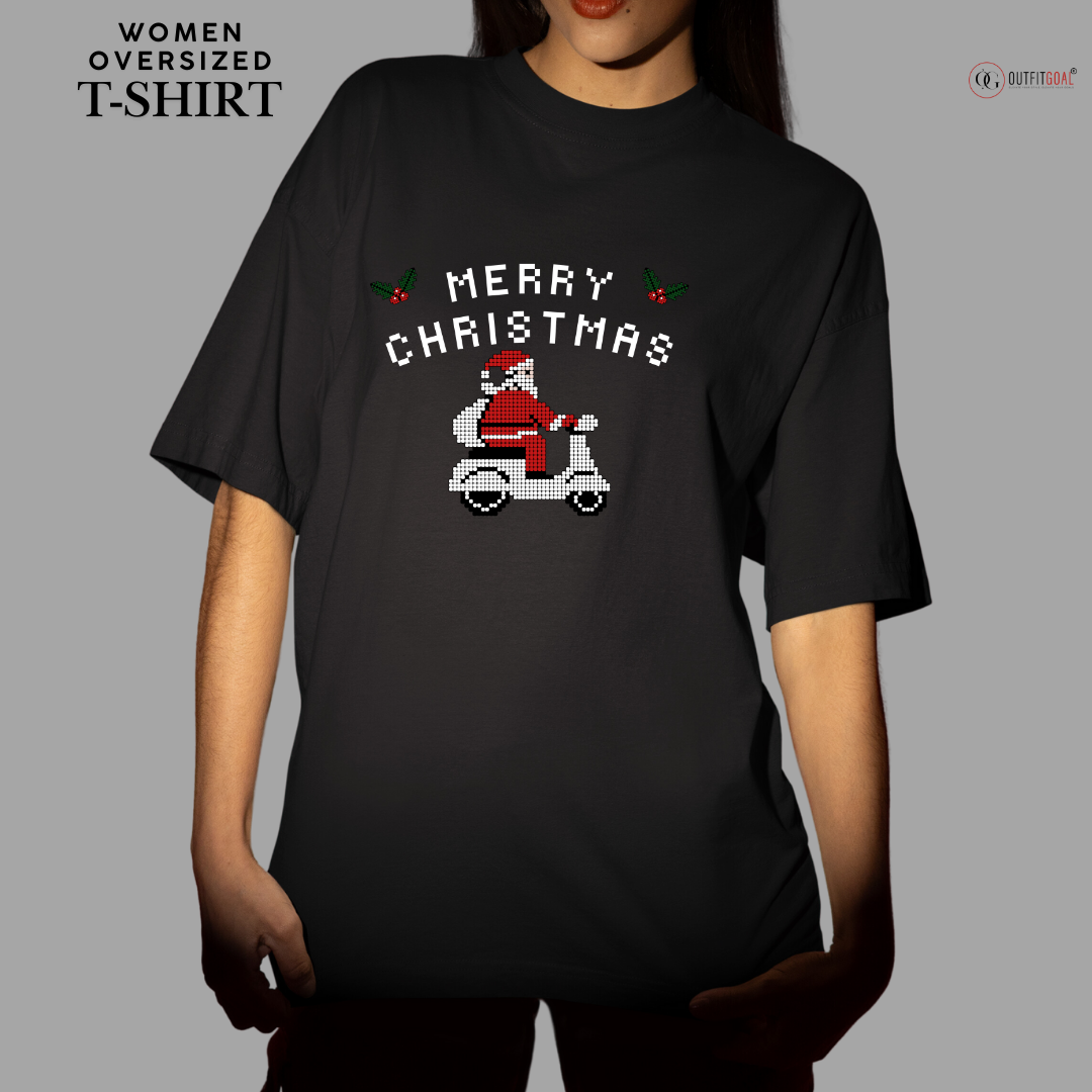 Christmas T-Shirt - Santa's Scooter Squad 🛵🎅 | Enhance Your Style, Enhance Your Christmas🎄| Get Ready for a Whimsical Christmas with Our Santa's Scooter Squad T-Shirt 🛵