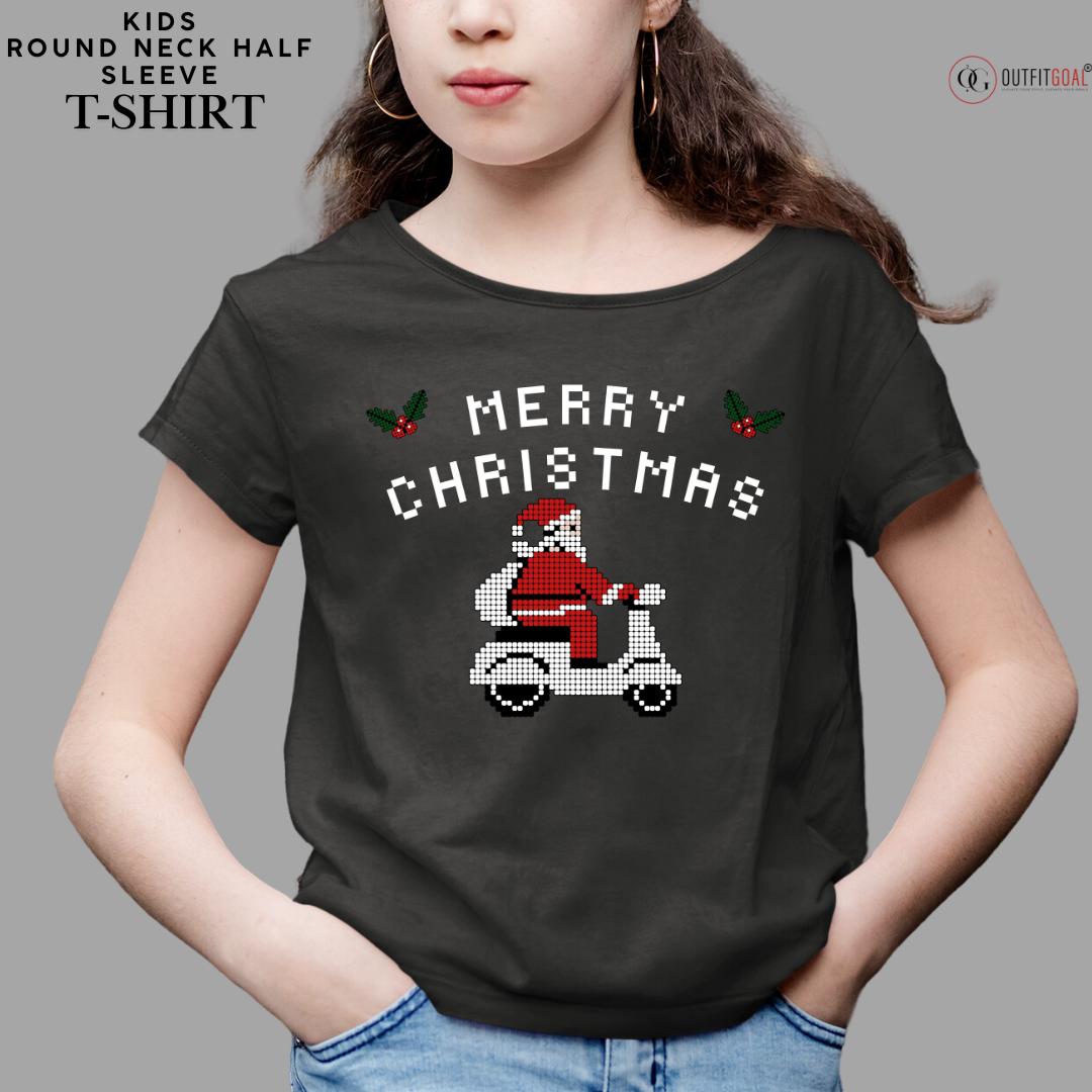 Christmas T-Shirt - Santa's Scooter Squad 🛵🎅 | Enhance Your Style, Enhance Your Christmas🎄| Get Ready for a Whimsical Christmas with Our Santa's Scooter Squad T-Shirt 🛵