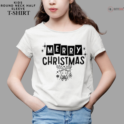 Christmas T-Shirt - Reindeer Christmas Cheer 🦌 | Enhance Your Style, Enhance Your Christmas🎄| Spread Holiday Cheer with Our Reindeer Christmas T-Shirt🎁