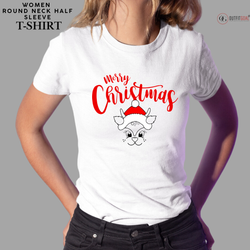 Christmas T-Shirt - Cat's Christmas Purr-fect 🐱 | Enhance Your Style, Enhance Your Christmas🎄| Spread love with yours today and spread the joy of Christmas! 🎁