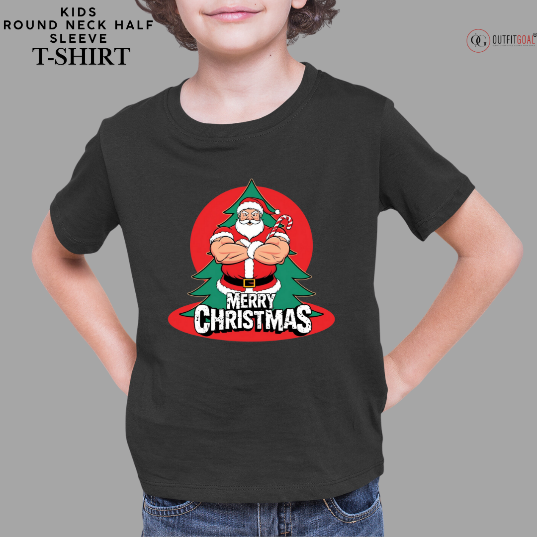 Christmas T-Shirt - Merry Christmas: Security Check🎅👮‍♂️ | Enhance Your Style, Enhance Your Christmas🎄| Spread holiday cheer by getting the Santa on Christmas Duty T-Shirt now! 🎁👕