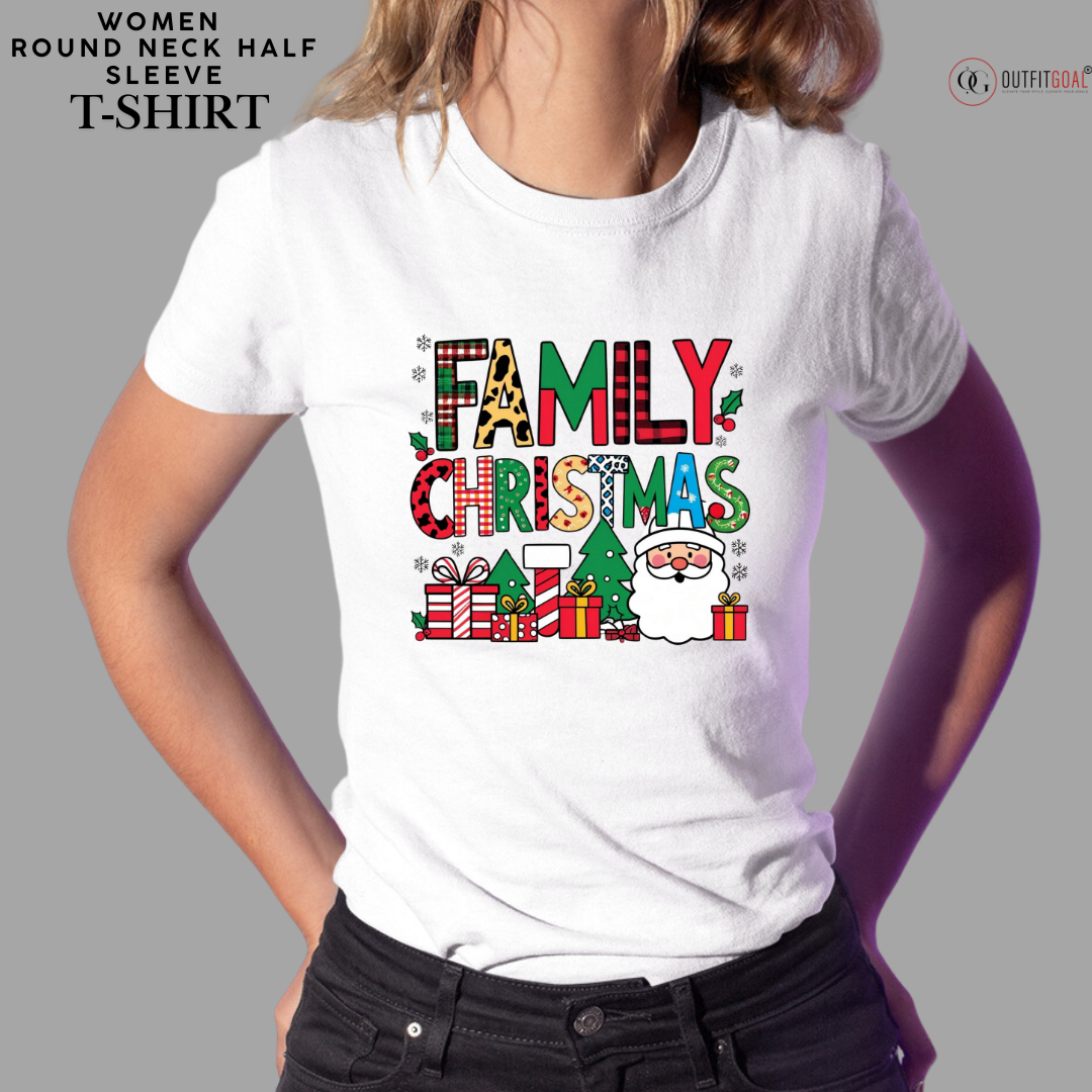 Christmas T-Shirt - Merry Family Christmas🎅 | Enhance Your Style, Enhance Your Christmas🎄| We're a Family, We're a Christmas Clan🎁