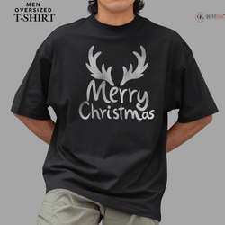 Christmas T-Shirt - Reindeer Horn🦌 | Enhance Your Style, Enhance Your Christmas🎄| Spread holiday cheer by getting the Festive Reindeer Horn Christmas T-Shirt👕