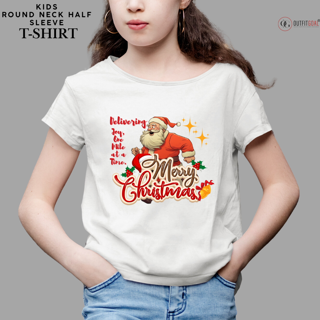 Christmas T-Shirt - Santa's Marathon 🏃‍♂️🎅 | Enhance Your Style, Enhance Your Christmas🎄| Get ready for a speedy Christmas delivery with our 