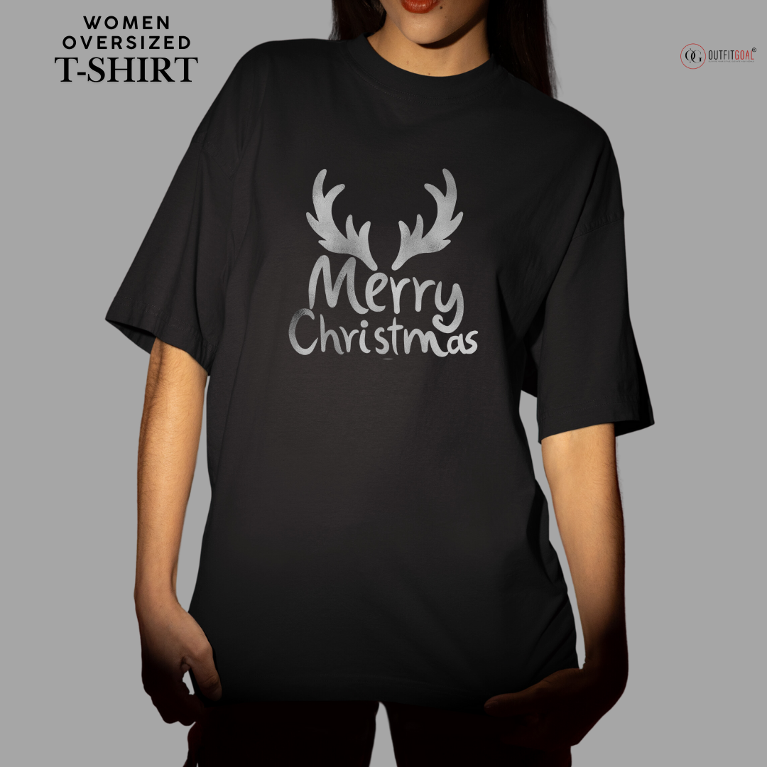 Christmas T-Shirt - Reindeer Horn🦌 | Enhance Your Style, Enhance Your Christmas🎄| Spread holiday cheer by getting the Festive Reindeer Horn Christmas T-Shirt👕