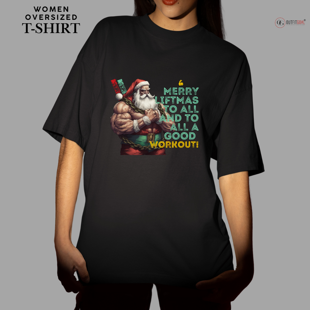 Christmas T-Shirt -Merry Liftmas 🏋️‍♂️🎅 | Enhance Your Style, Enhance Your Christmas🎄| Get ready for a muscle-bound Christmas with our 