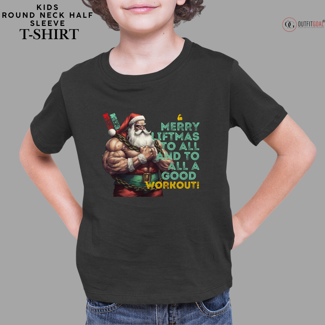 Christmas T-Shirt -Merry Liftmas 🏋️‍♂️🎅 | Enhance Your Style, Enhance Your Christmas🎄| Get ready for a muscle-bound Christmas with our 