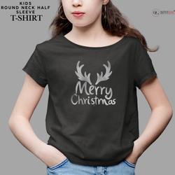 Christmas T-Shirt - Reindeer Horn🦌 | Enhance Your Style, Enhance Your Christmas🎄| Spread holiday cheer by getting the Festive Reindeer Horn Christmas T-Shirt👕