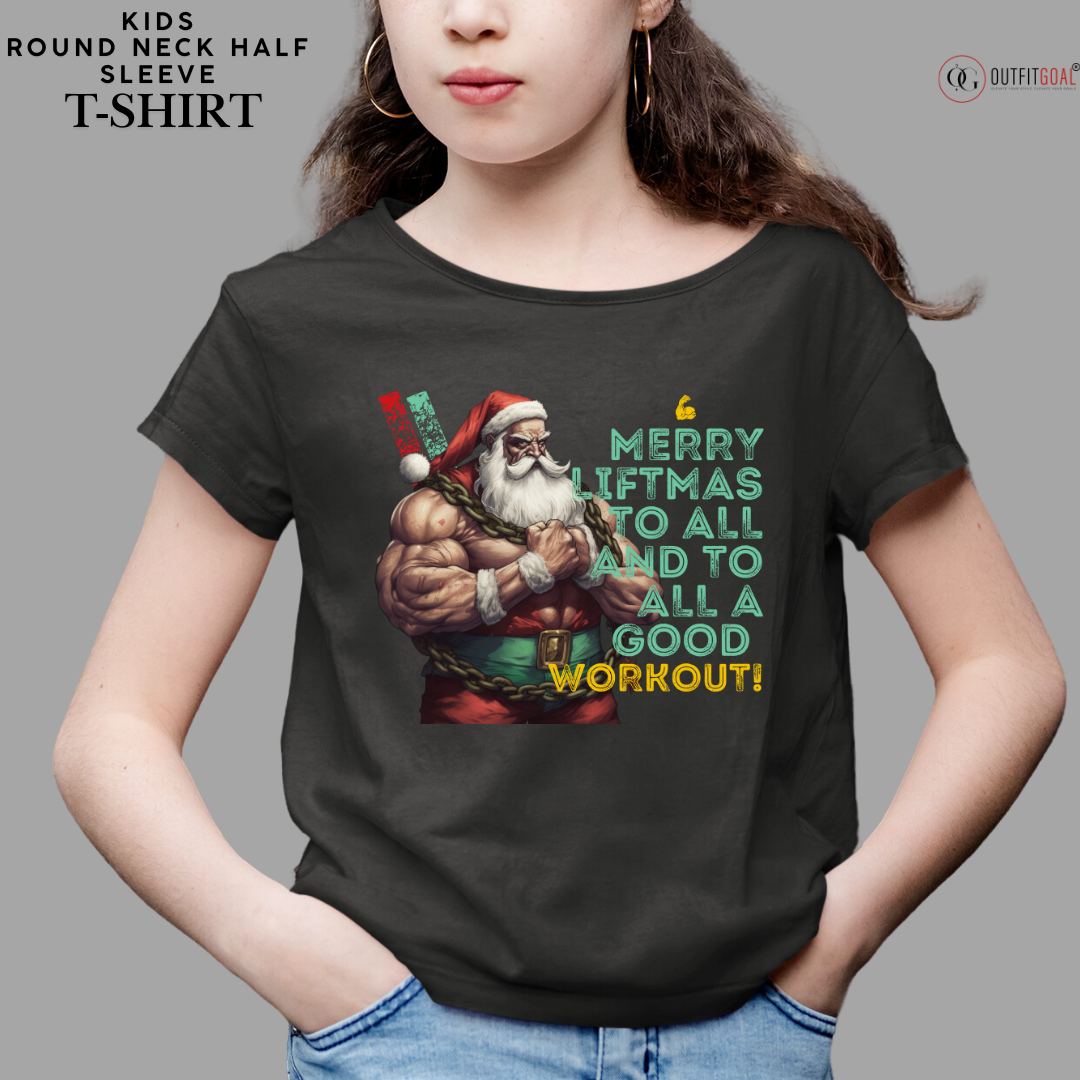 Christmas T-Shirt -Merry Liftmas 🏋️‍♂️🎅 | Enhance Your Style, Enhance Your Christmas🎄| Get ready for a muscle-bound Christmas with our 