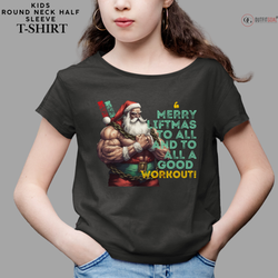 Christmas T-Shirt -Merry Liftmas 🏋️‍♂️🎅 | Enhance Your Style, Enhance Your Christmas🎄| Get ready for a muscle-bound Christmas with our "Merry Liftmas" T-shirt!🎁