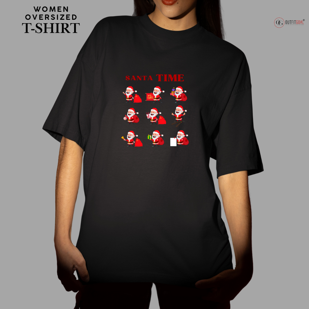 Christmas T-Shirt -Santa's Silly Side 🎅🎄 | Get ready for a laugh-out-loud Christmas with our 