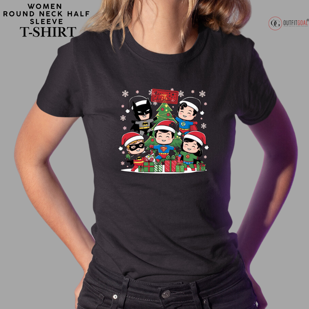 Christmas T-Shirt - Superhero Christmas 🦸‍♂️ | Enhance Your Style, Enhance Your Christmas🎄| Get ready for a superhero Christmas with our 