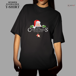 Christmas T-Shirt - Peeking Santa's Christmas Surprise 🎅🎄 | Enhance Your Style, Enhance Your Christmas🎄| Get ready for a jolly surprise with our "Peeking Santa's Christmas" T-shirt!🎁