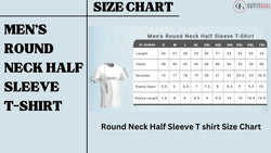 Men Round Neck Half Sleeve Classic White