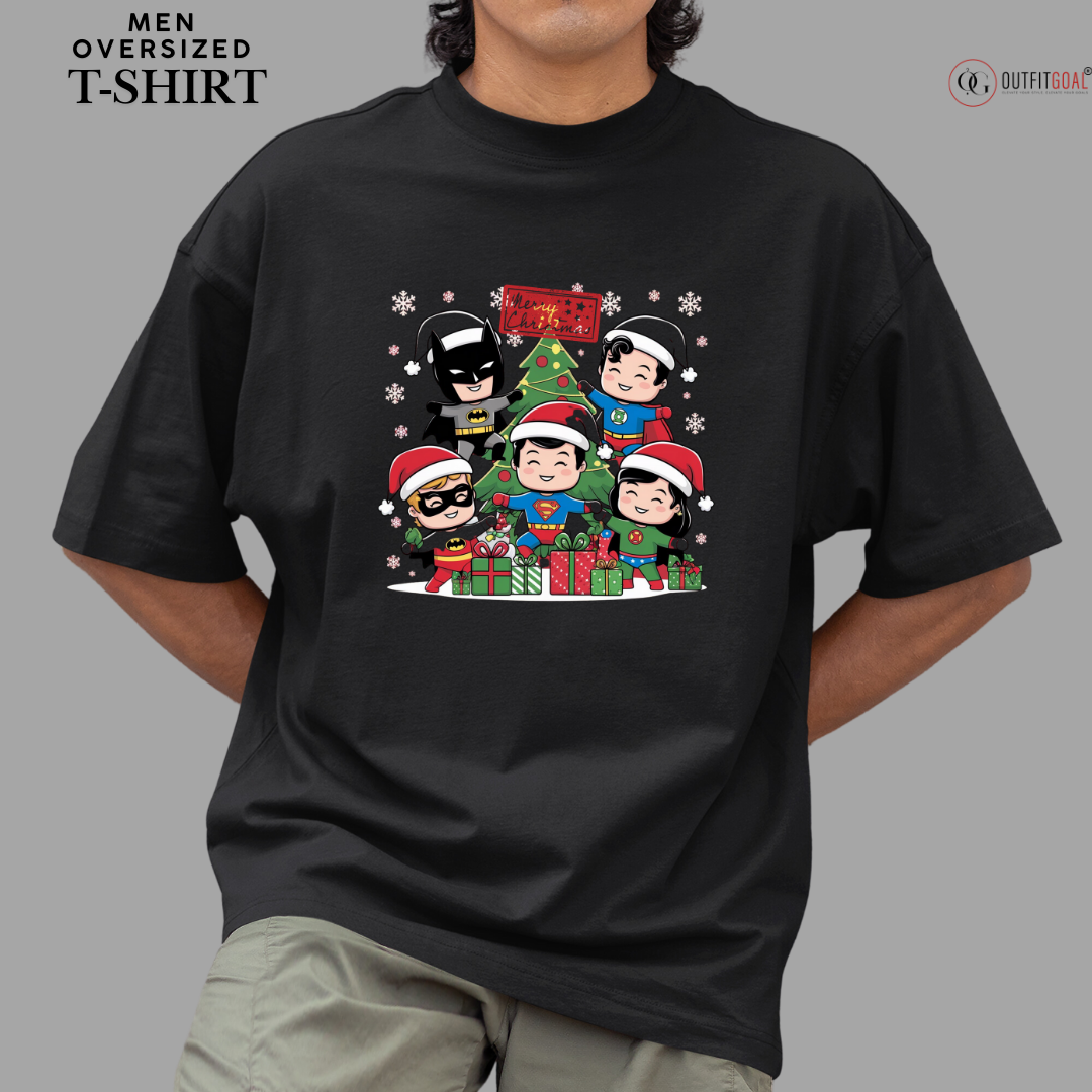 Christmas T-Shirt - Superhero Christmas 🦸‍♂️ | Enhance Your Style, Enhance Your Christmas🎄| Get ready for a superhero Christmas with our 