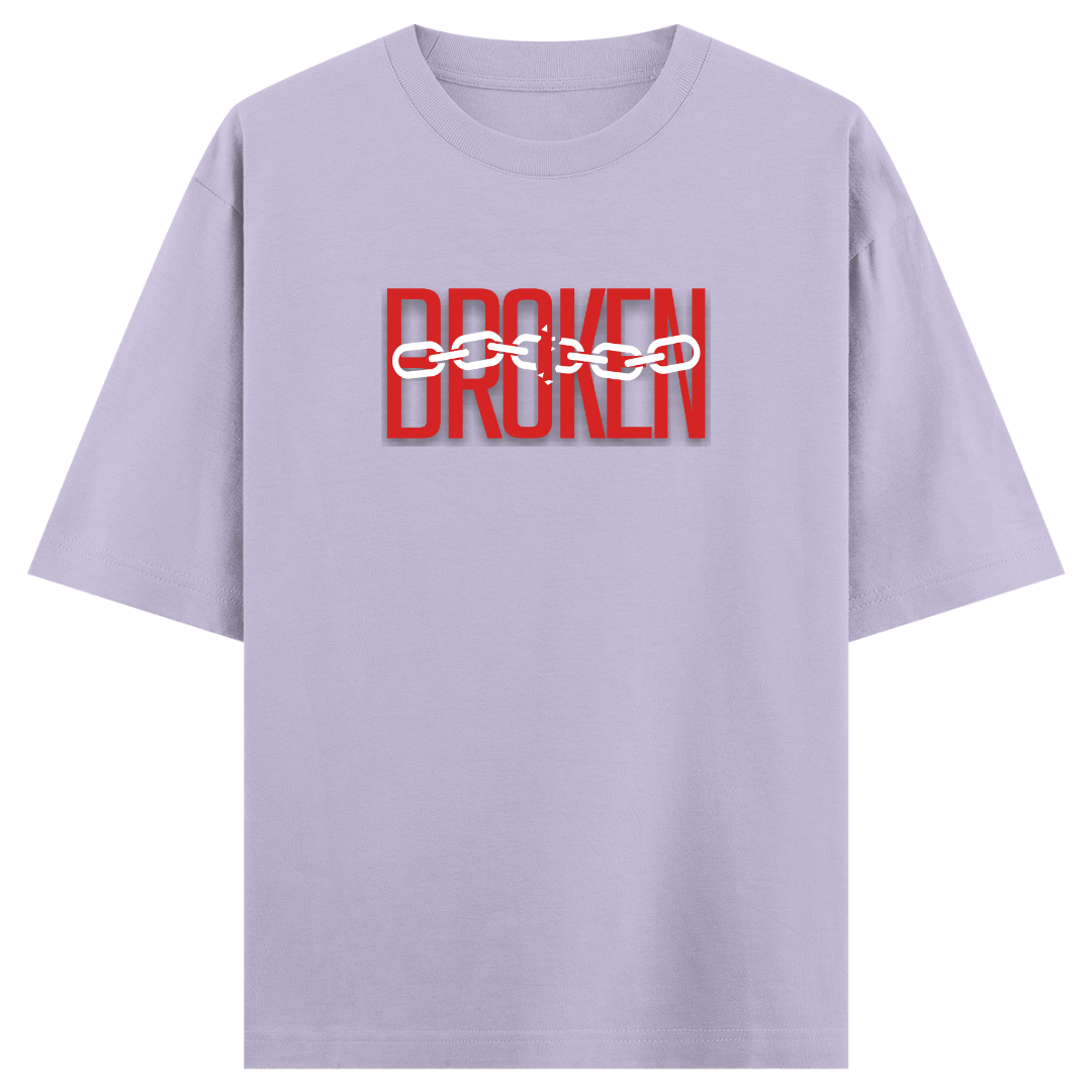 OUTFITGOAL Oversized T-Shirt : BROKEN