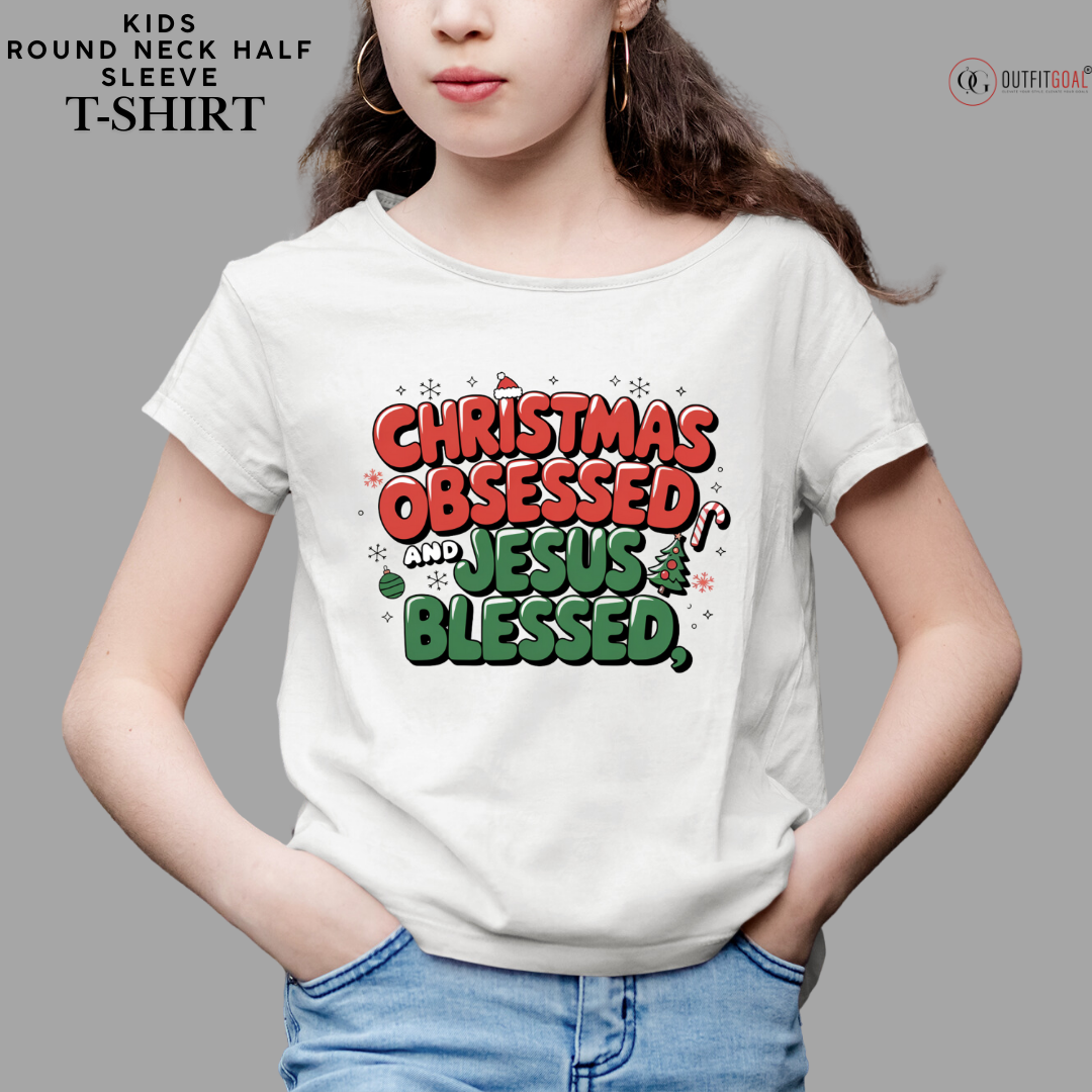 Christmas T-Shirt - Christ-Obsessed Christmas ✝️ | Enhance Your Style, Enhance Your Christmas🎄| Spread love & joy of Christmas! ✝️🎄🎁