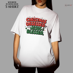 Christmas T-Shirt - Christ-Obsessed Christmas ✝️ | Enhance Your Style, Enhance Your Christmas🎄| Spread love & joy of Christmas! ✝️🎄🎁