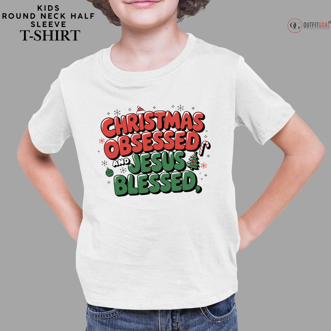 Christmas T-Shirt - Christ-Obsessed Christmas ✝️ | Enhance Your Style, Enhance Your Christmas🎄| Spread love & joy of Christmas! ✝️🎄🎁