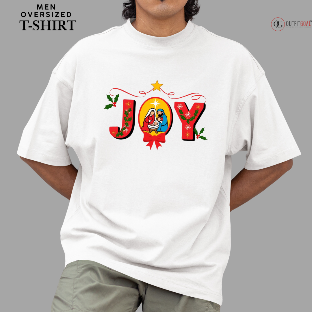 Christmas T-Shirt - Joy to the World 🌎❤️ | Enhance Your Style, Enhance Your Christmas🎄| Spread love & joy of Christmas! ✝️