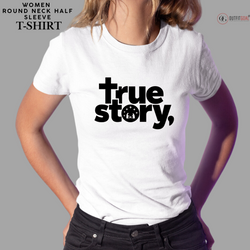 Christmas T-Shirt - A True Story ✝️ | Enhance Your Style, Enhance Your Christmas🎄| Spread love & joy with Christ's Cross, Christmas's Core T-Shirt✝️