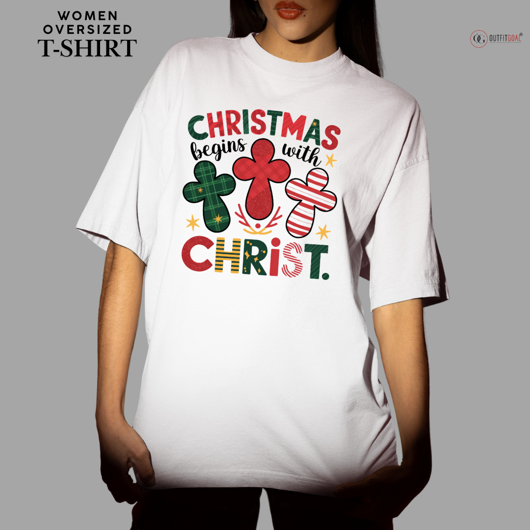 Christmas T-Shirt - Christ's Cross, Christmas's Core ✝️ | Enhance Your Style, Enhance Your Christmas🎄| Spread love & joy with Christ's Cross, Christmas's Core T-Shirt✝️