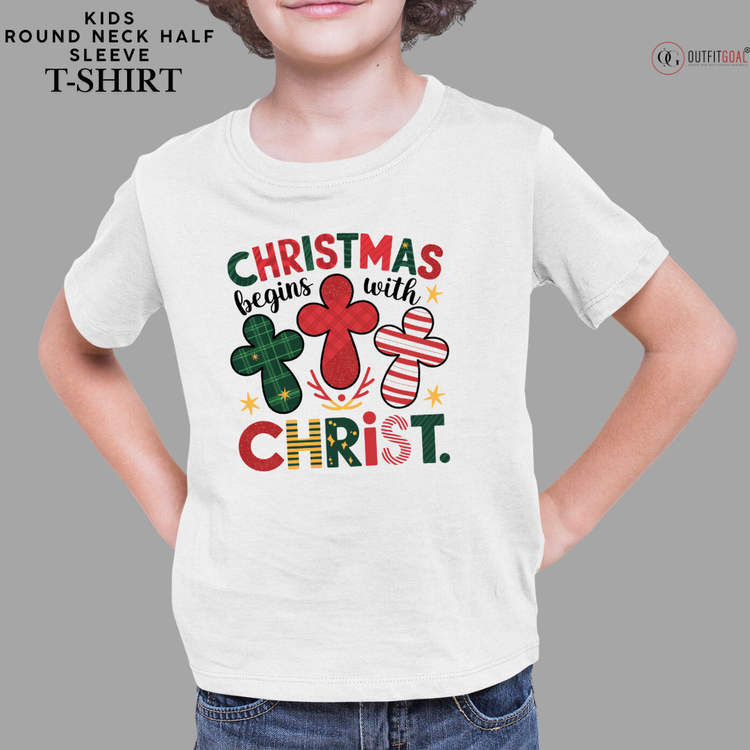 Christmas T-Shirt - Christ's Cross, Christmas's Core ✝️ | Enhance Your Style, Enhance Your Christmas🎄| Spread love & joy with Christ's Cross, Christmas's Core T-Shirt✝️