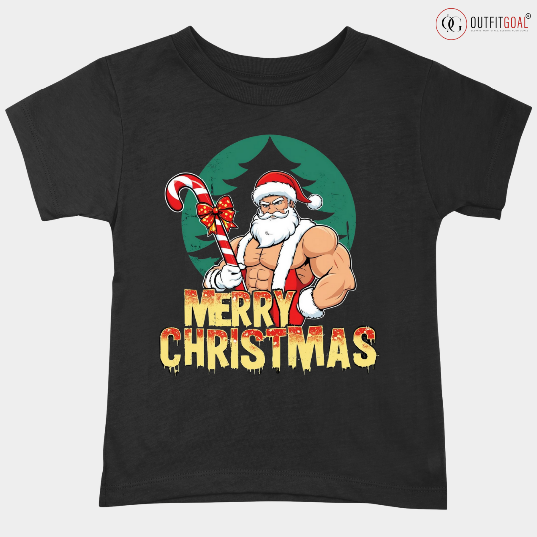 Christmas T-Shirt - Merry Christmas: Security Santa🎅👮‍♂️ | Enhance Your Style, Enhance Your Christmas🎄| Spread holiday cheer by getting the Secutiry Santa on Christmas Duty T-Shirt now! 🎁👕